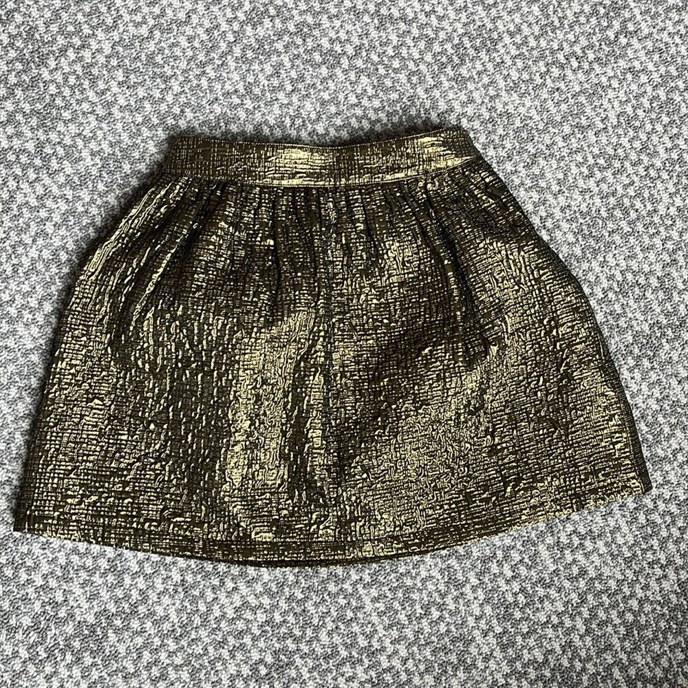 BLAQUE LABEL gold skirt